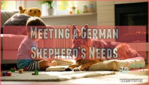 meeting a german shepherd’s needs