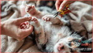 nail trimming and ear cleaning