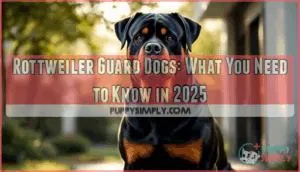 need to know about guard dog rottweiler