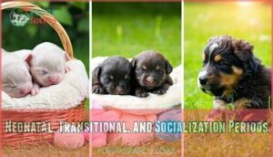 neonatal, transitional, and socialization periods