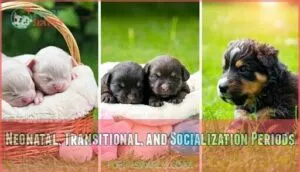 neonatal, transitional, and socialization periods