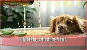 oatmeal and aloe vera