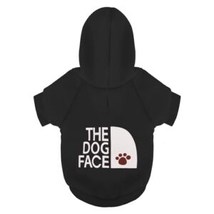 Paiaite Black Chihuahua Dog Hoodie: B0CKYDKDJG