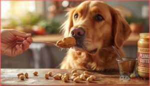 peanut butter (unsweetened, xylitol-free)