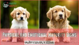 physical and emotional maturity signs