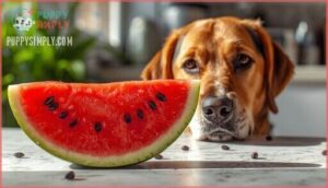 potential risks of feeding dogs watermelon