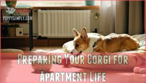 preparing your corgi for apartment life