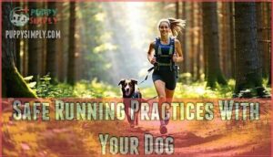 safe running practices with your dog