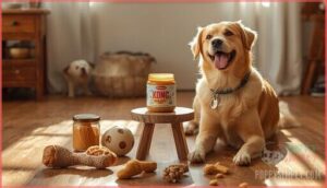 safe ways to feed peanut butter to dogs