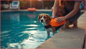 safety tips for swimming beagles