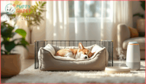 setting up a comfortable sleep space