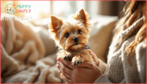 show your yorkie lots of love