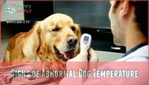 signs of abnormal dog temperature
