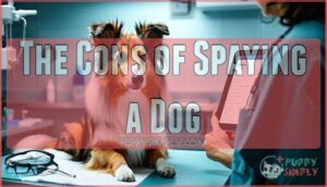 the cons of spaying a dog