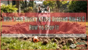 the most likely reasons your husky keeps digging holes the most likely reasons your husky keeps digging holes