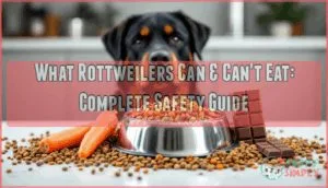 the ultimate guide to what rottweilers can and cant eat