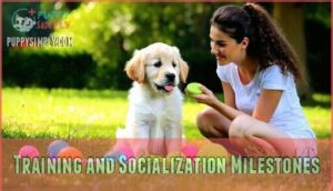 training and socialization milestones