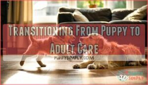 transitioning from puppy to adult care