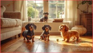 types and sizes of dachshunds