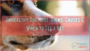 unhealthy dog nose