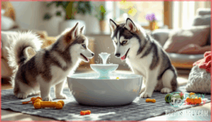using water fountains for moving water