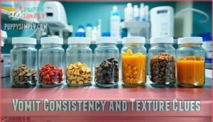 vomit consistency and texture clues