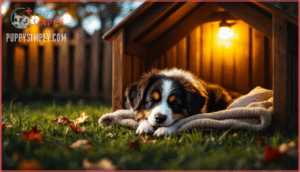 what age can aussies sleep outside