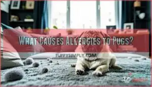 what causes allergies to pugs