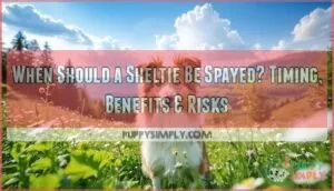 when should a sheltie shetland sheepdog be spayed