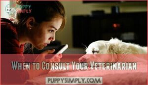 when to consult your veterinarian