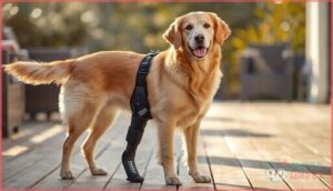 when to use a dog knee brace