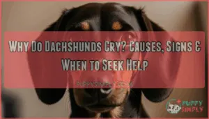 why do dachsunds cry