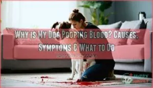 why is my dog pooping blood