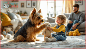 yorkies as family companions