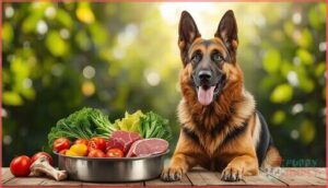 benefits of a raw diet for german shepherds