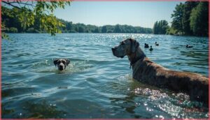 can great danes swim
