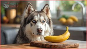 can huskies eat bananas safely