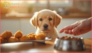 can puppies eat chicken nuggets