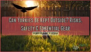 can yorkies be kept outside can yorkies be kept outside