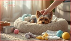 caring for a yorkie in heat