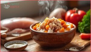 chicken and rice puppy bowl chicken and rice puppy bowl