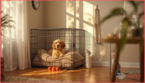 crate and house training