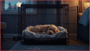 crate training for better puppy sleep