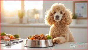 diet, health, and shedding in poodles