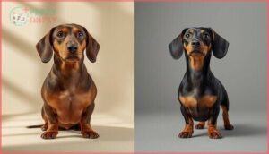 differences between standard and miniature dachshunds