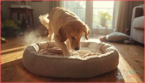 digging and nesting behaviors