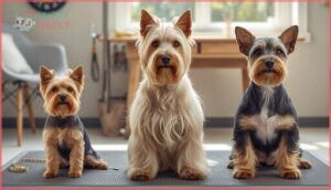 distinguishing traits vs. other terriers