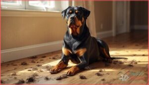 do rottweilers shed