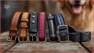 dog collar materials and durability
