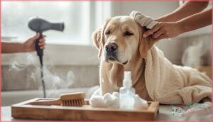 drying and post-bath care